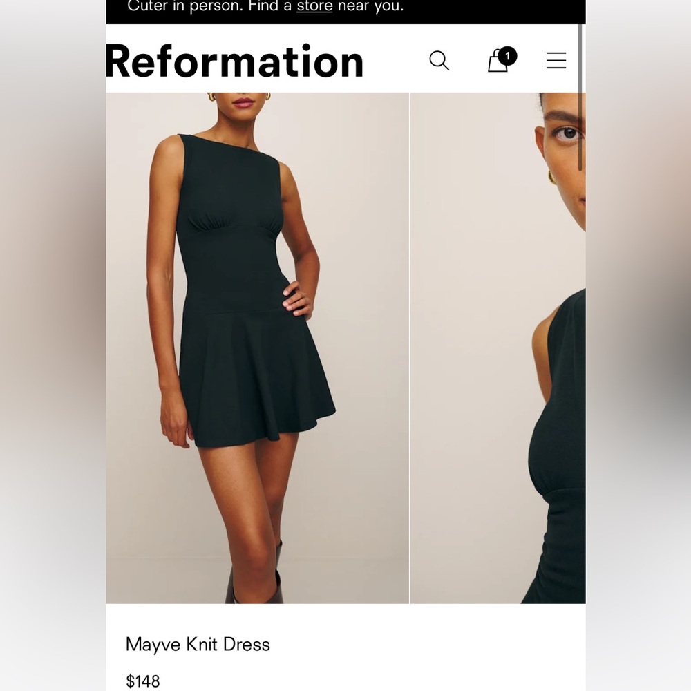Mayve Knit Dress from Reformation